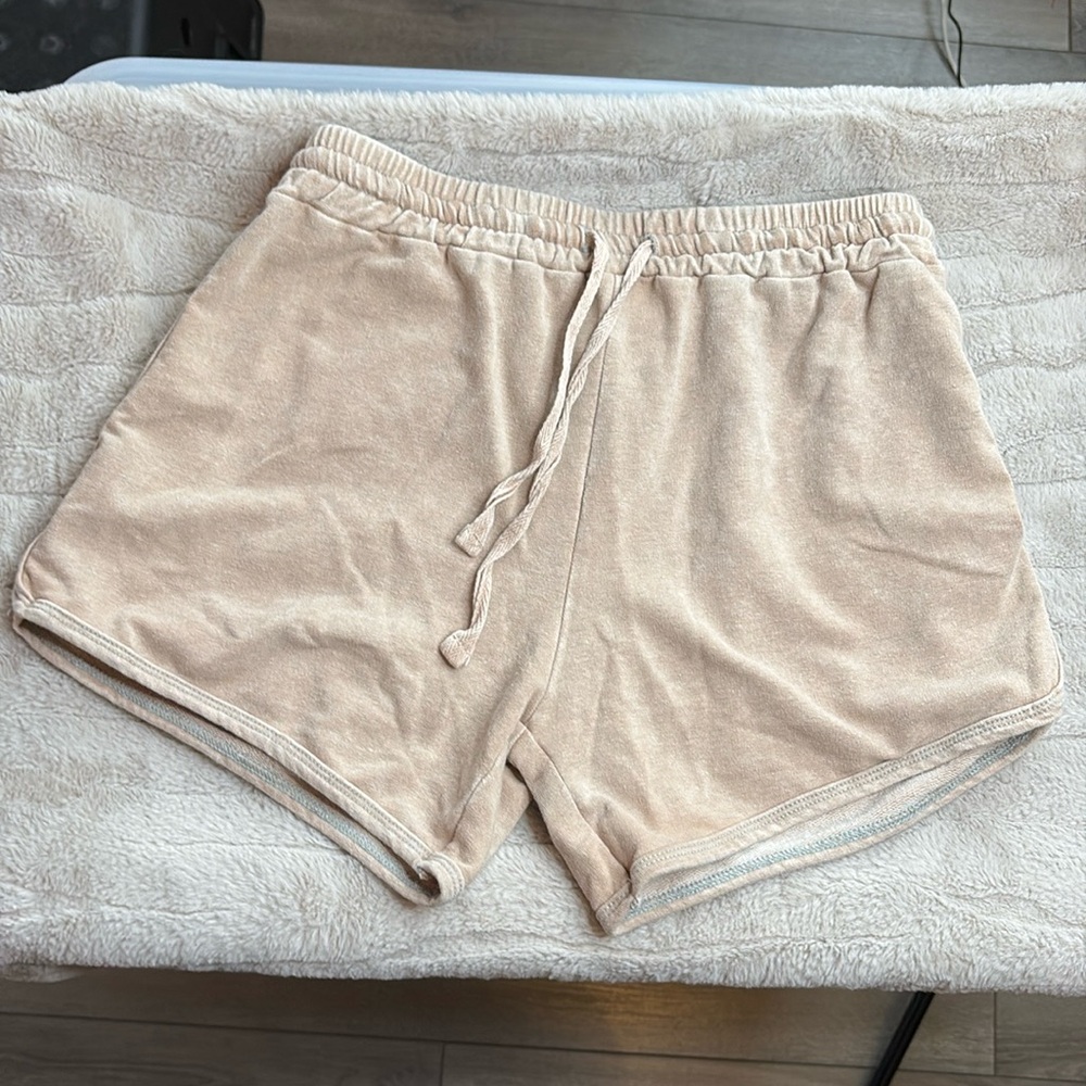 Michelle by commune sweat shorts joggers with tie waist